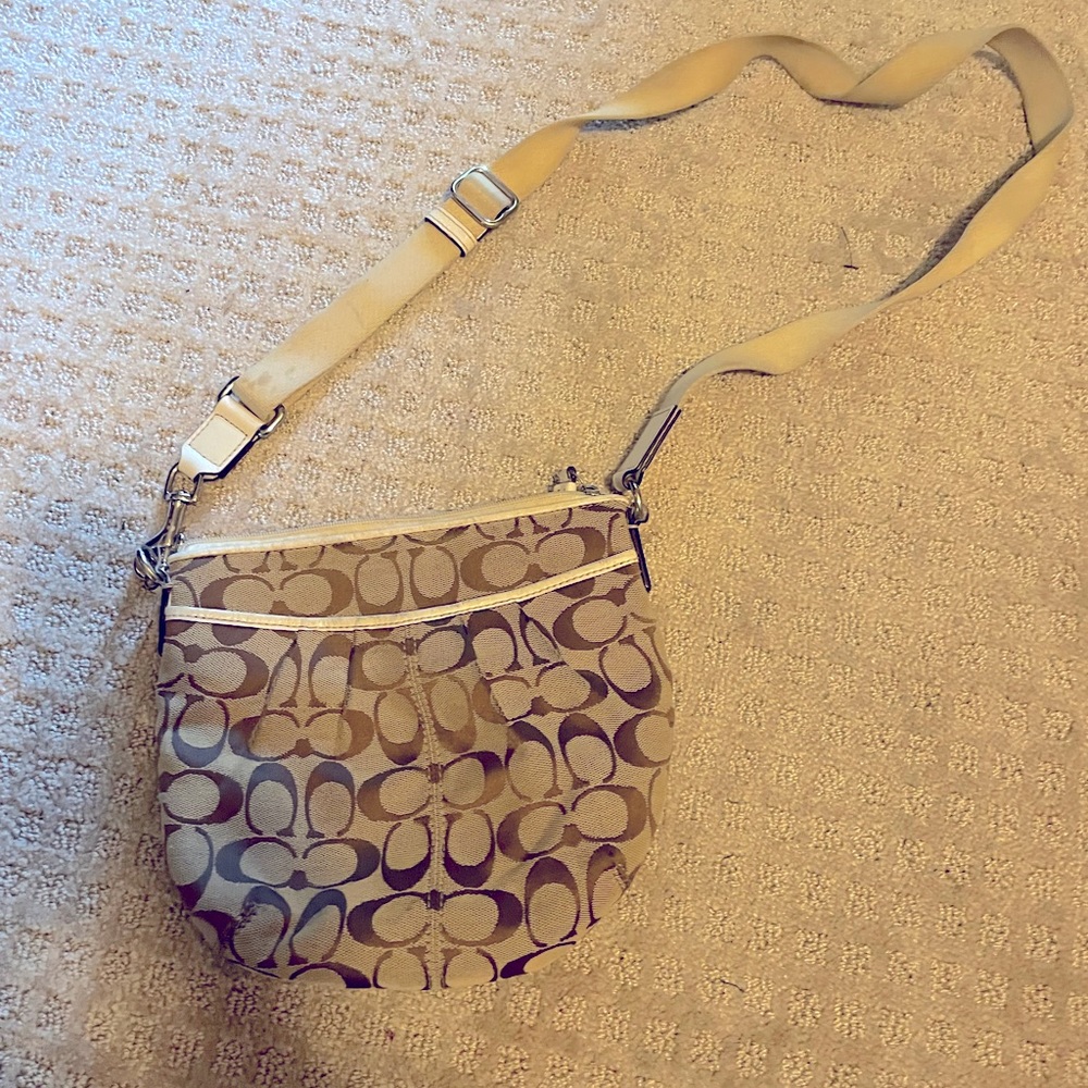 2 for $25 - Coach Brown Monogram Crossbody bag